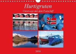 Hurtigruten - Unterwegs mit dem Postschiff (Wandkalender 2018 DIN A4 quer) Dieser erfolgreiche Kalender wurde dieses Jahr mit gleichen Bildern und aktualisiertem Kalendarium wiederveröffentlicht