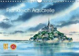 Frankreich Aquarelle (Wandkalender 2018 DIN A4 quer) Dieser erfolgreiche Kalender wurde dieses Jahr mit gleichen Bildern und aktualisiertem Kalendarium wiederveröffentlicht