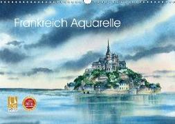 Frankreich Aquarelle (Wandkalender 2018 DIN A3 quer) Dieser erfolgreiche Kalender wurde dieses Jahr mit gleichen Bildern und aktualisiertem Kalendarium wiederveröffentlicht