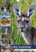g'day Australien 2018 (Wandkalender 2018 DIN A4 hoch) Dieser erfolgreiche Kalender wurde dieses Jahr mit gleichen Bildern und aktualisiertem Kalendarium wiederveröffentlicht
