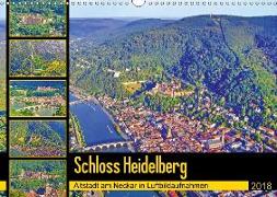 Schloss Heidelberg - Altstadt am Neckar in Luftbildaufnahmen (Wandkalender 2018 DIN A3 quer) Dieser erfolgreiche Kalender wurde dieses Jahr mit gleichen Bildern und aktualisiertem Kalendarium wiederveröffentlicht