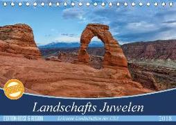 Landschafts Juwelen - Erlesene Landschaften der USA (Tischkalender 2018 DIN A5 quer) Dieser erfolgreiche Kalender wurde dieses Jahr mit gleichen Bildern und aktualisiertem Kalendarium wiederveröffentlicht