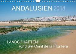 Andalusien - Landschaften rund um Conil de la Frontera (Wandkalender 2018 DIN A4 quer) Dieser erfolgreiche Kalender wurde dieses Jahr mit gleichen Bildern und aktualisiertem Kalendarium wiederveröffentlicht