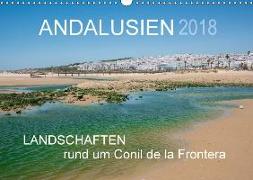 Andalusien - Landschaften rund um Conil de la Frontera (Wandkalender 2018 DIN A3 quer) Dieser erfolgreiche Kalender wurde dieses Jahr mit gleichen Bildern und aktualisiertem Kalendarium wiederveröffentlicht