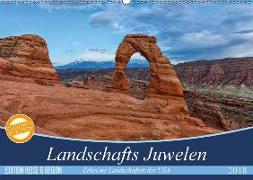 Landschafts Juwelen - Erlesene Landschaften der USA (Wandkalender 2018 DIN A2 quer) Dieser erfolgreiche Kalender wurde dieses Jahr mit gleichen Bildern und aktualisiertem Kalendarium wiederveröffentlicht