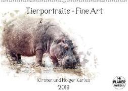 Tierportraits - Fine Art (Wandkalender 2018 DIN A2 quer) Dieser erfolgreiche Kalender wurde dieses Jahr mit gleichen Bildern und aktualisiertem Kalendarium wiederveröffentlicht