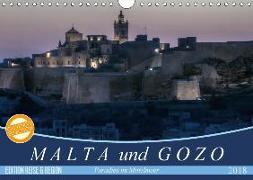 Malta und Gozo Paradies im Mittelmeer (Wandkalender 2018 DIN A4 quer) Dieser erfolgreiche Kalender wurde dieses Jahr mit gleichen Bildern und aktualisiertem Kalendarium wiederveröffentlicht