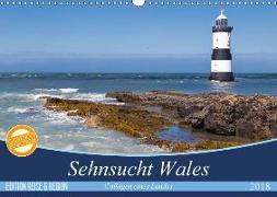 Sehnsucht Wales - Collagen eines Landes (Wandkalender 2018 DIN A3 quer) Dieser erfolgreiche Kalender wurde dieses Jahr mit gleichen Bildern und aktualisiertem Kalendarium wiederveröffentlicht