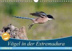 Vögel in der Extremadura (Wandkalender 2018 DIN A4 quer) Dieser erfolgreiche Kalender wurde dieses Jahr mit gleichen Bildern und aktualisiertem Kalendarium wiederveröffentlicht