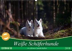 Weiße Schäferhunde in schönen Landschaften (Wandkalender 2018 DIN A2 quer) Dieser erfolgreiche Kalender wurde dieses Jahr mit gleichen Bildern und aktualisiertem Kalendarium wiederveröffentlicht