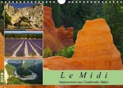 Le Midi - Impressionen aus Frankreichs Süden (Wandkalender 2018 DIN A4 quer) Dieser erfolgreiche Kalender wurde dieses Jahr mit gleichen Bildern und aktualisiertem Kalendarium wiederveröffentlicht