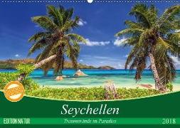 Seychellen - Traumstrände im Paradies (Wandkalender 2018 DIN A2 quer) Dieser erfolgreiche Kalender wurde dieses Jahr mit gleichen Bildern und aktualisiertem Kalendarium wiederveröffentlicht