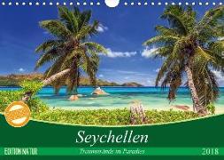 Seychellen - Traumstrände im Paradies (Wandkalender 2018 DIN A4 quer) Dieser erfolgreiche Kalender wurde dieses Jahr mit gleichen Bildern und aktualisiertem Kalendarium wiederveröffentlicht