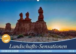 Landschafts-Sensationen (Wandkalender 2018 DIN A2 quer) Dieser erfolgreiche Kalender wurde dieses Jahr mit gleichen Bildern und aktualisiertem Kalendarium wiederveröffentlicht