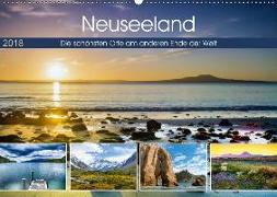 Neuseeland - Die schönsten Orte am anderen Ende der Welt (Wandkalender 2018 DIN A2 quer) Dieser erfolgreiche Kalender wurde dieses Jahr mit gleichen Bildern und aktualisiertem Kalendarium wiederveröffentlicht