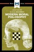 An Analysis of G.E.M. Anscombe's Modern Moral Philosophy