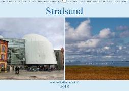 Stralsund und die Boddenlandschaft (Wandkalender 2018 DIN A2 quer) Dieser erfolgreiche Kalender wurde dieses Jahr mit gleichen Bildern und aktualisiertem Kalendarium wiederveröffentlicht