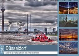 Düsseldorf - Lebendige Perspektiven des Rheinkometen (Wandkalender 2018 DIN A2 quer) Dieser erfolgreiche Kalender wurde dieses Jahr mit gleichen Bildern und aktualisiertem Kalendarium wiederveröffentlicht