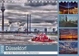 Düsseldorf - Lebendige Perspektiven des Rheinkometen (Tischkalender 2018 DIN A5 quer) Dieser erfolgreiche Kalender wurde dieses Jahr mit gleichen Bildern und aktualisiertem Kalendarium wiederveröffentlicht