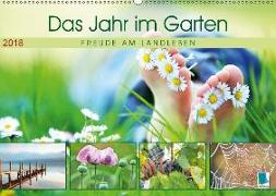 Das Jahr im Garten: Freude am Landleben (Wandkalender 2018 DIN A2 quer) Dieser erfolgreiche Kalender wurde dieses Jahr mit gleichen Bildern und aktualisiertem Kalendarium wiederveröffentlicht