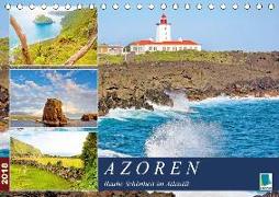 Azoren: Rauhe Schönheit im Atlantik (Tischkalender 2018 DIN A5 quer) Dieser erfolgreiche Kalender wurde dieses Jahr mit gleichen Bildern und aktualisiertem Kalendarium wiederveröffentlicht