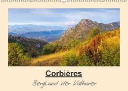 Corbieres - Bergland der Katharer (Wandkalender 2018 DIN A2 quer) Dieser erfolgreiche Kalender wurde dieses Jahr mit gleichen Bildern und aktualisiertem Kalendarium wiederveröffentlicht