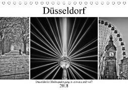 Düsseldorfer Rheinspaziergang in schwarz und weiß (Tischkalender 2018 DIN A5 quer) Dieser erfolgreiche Kalender wurde dieses Jahr mit gleichen Bildern und aktualisiertem Kalendarium wiederveröffentlicht