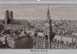 München, alte Postkarten neu interpretiert. (Wandkalender 2018 DIN A2 quer) Dieser erfolgreiche Kalender wurde dieses Jahr mit gleichen Bildern und aktualisiertem Kalendarium wiederveröffentlicht