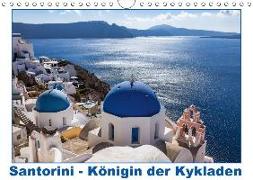 Santorini - Königin der Kykladen (Wandkalender 2018 DIN A4 quer) Dieser erfolgreiche Kalender wurde dieses Jahr mit gleichen Bildern und aktualisiertem Kalendarium wiederveröffentlicht