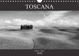 Toscana - monocromatico (Wandkalender 2018 DIN A4 quer) Dieser erfolgreiche Kalender wurde dieses Jahr mit gleichen Bildern und aktualisiertem Kalendarium wiederveröffentlicht