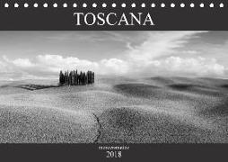 Toscana - monocromatico (Tischkalender 2018 DIN A5 quer) Dieser erfolgreiche Kalender wurde dieses Jahr mit gleichen Bildern und aktualisiertem Kalendarium wiederveröffentlicht