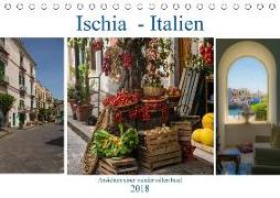 Ischia - Italien (Tischkalender 2018 DIN A5 quer) Dieser erfolgreiche Kalender wurde dieses Jahr mit gleichen Bildern und aktualisiertem Kalendarium wiederveröffentlicht