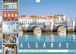 Algarve - Vom Ende der Welt bis Tavira (Wandkalender 2018 DIN A4 quer) Dieser erfolgreiche Kalender wurde dieses Jahr mit gleichen Bildern und aktualisiertem Kalendarium wiederveröffentlicht