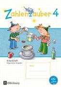 Zahlenzauber, Mathematik für Grundschulen, Allgemeine Ausgabe 2016, 4. Schuljahr, Arbeitsheft, Mit Lösungsheft