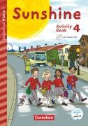 Sunshine, Early Start Edition - Neubearbeitung und Nordrhein-Westfalen Neubearbeitung, 4. Schuljahr, Activity Book, Mit Audio-CD, Minibildkarten und Faltbox