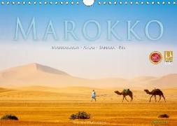 Marokko: Marrakesch, Atlas, Sahara, Fès (Wandkalender 2018 DIN A4 quer) Dieser erfolgreiche Kalender wurde dieses Jahr mit gleichen Bildern und aktualisiertem Kalendarium wiederveröffentlicht