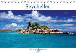 Seychellen - Paradies im Indischen Ozean (Tischkalender 2018 DIN A5 quer) Dieser erfolgreiche Kalender wurde dieses Jahr mit gleichen Bildern und aktualisiertem Kalendarium wiederveröffentlicht
