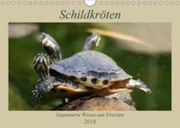 Schildkröten - Gepanzerte Wesen aus Urzeiten (Wandkalender 2018 DIN A4 quer) Dieser erfolgreiche Kalender wurde dieses Jahr mit gleichen Bildern und aktualisiertem Kalendarium wiederveröffentlicht