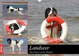 Landseer - Das Wasser ist ihr Element (Wandkalender 2018 DIN A3 quer) Dieser erfolgreiche Kalender wurde dieses Jahr mit gleichen Bildern und aktualisiertem Kalendarium wiederveröffentlicht