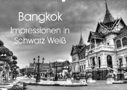Bangkok Impressionen in Schwarz Weiß (Wandkalender 2018 DIN A2 quer) Dieser erfolgreiche Kalender wurde dieses Jahr mit gleichen Bildern und aktualisiertem Kalendarium wiederveröffentlicht
