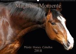 Magische Momente - Pferde Horses Caballos (Wandkalender 2018 DIN A2 quer) Dieser erfolgreiche Kalender wurde dieses Jahr mit gleichen Bildern und aktualisiertem Kalendarium wiederveröffentlicht