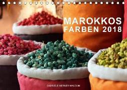 Marokkos Farben (Tischkalender 2018 DIN A5 quer) Dieser erfolgreiche Kalender wurde dieses Jahr mit gleichen Bildern und aktualisiertem Kalendarium wiederveröffentlicht