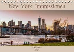 New York Impressionen 2018 (Tischkalender 2018 DIN A5 quer) Dieser erfolgreiche Kalender wurde dieses Jahr mit gleichen Bildern und aktualisiertem Kalendarium wiederveröffentlicht