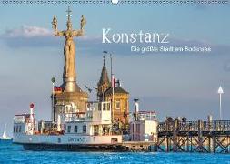 Konstanz - die größte Stadt am Bodensee (Wandkalender 2018 DIN A2 quer)
