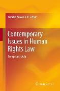 Contemporary Issues in Human Rights Law