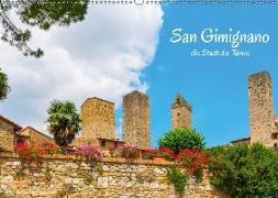 San Gimignano, die Stadt der Türme (Wandkalender 2018 DIN A2 quer)