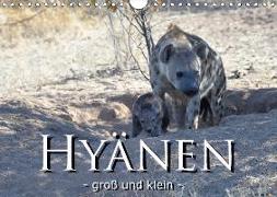 Hyänen - groß und klein (Wandkalender 2018 DIN A4 quer)
