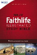 NKJV, Faithlife Illustrated Study Bible, Hardcover, Red Letter Edition