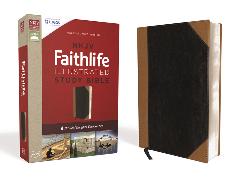 NKJV, Faithlife Illustrated Study Bible, Leathersoft, Black/Tan, Indexed, Red Letter Edition