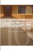 Ten Commandments for Pastors Leaving a Congregation